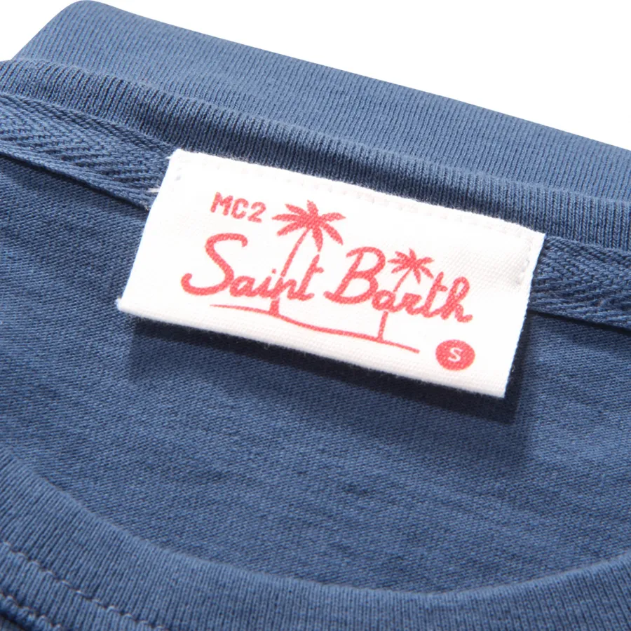 5938AZ MAGLIA UOMO MC2 SAINT BARTH DOVER MAN T-SHIRT
