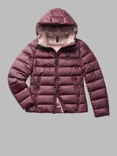 Blauer / Bordeaux Hooded Jacket