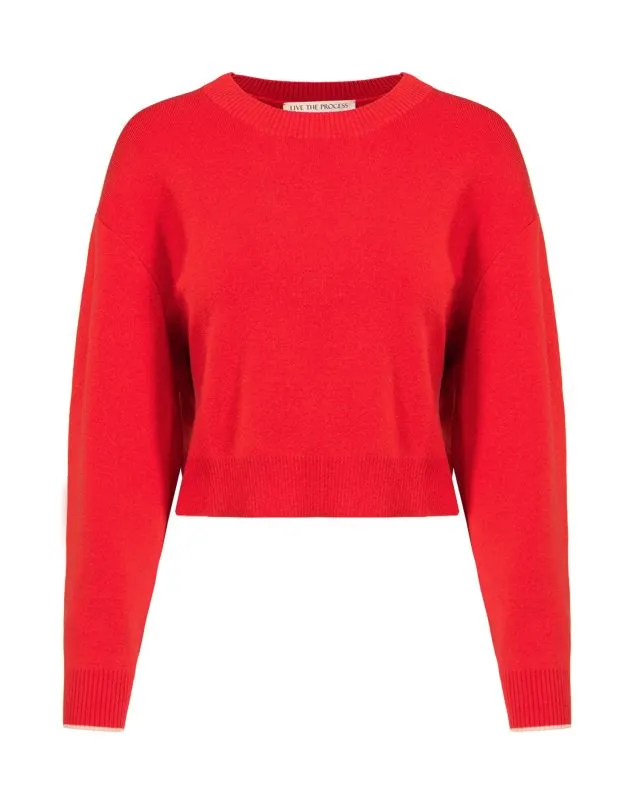 Bluza LIVE THE PROCESS KNIT CREWNECK 756-r36