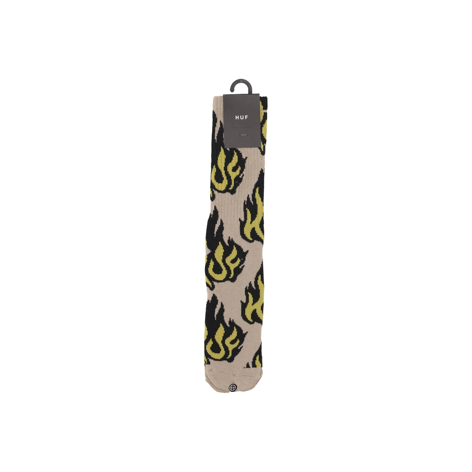 Calza Media Uomo Flamin Crew Socks Oatmeal