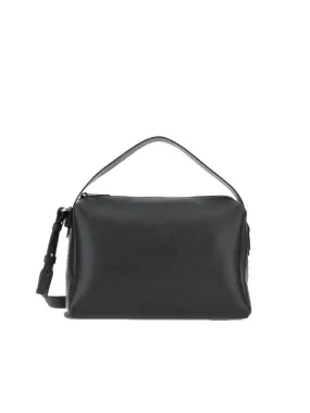 Camera bag in pelle martellata
