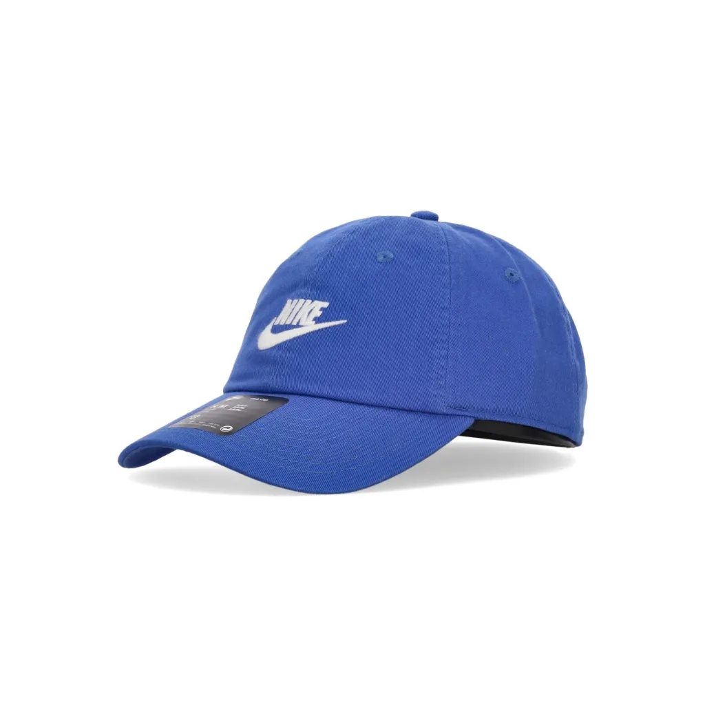 cappellino visiera curva uomo club cap futura washed GAME ROYAL/WHITE