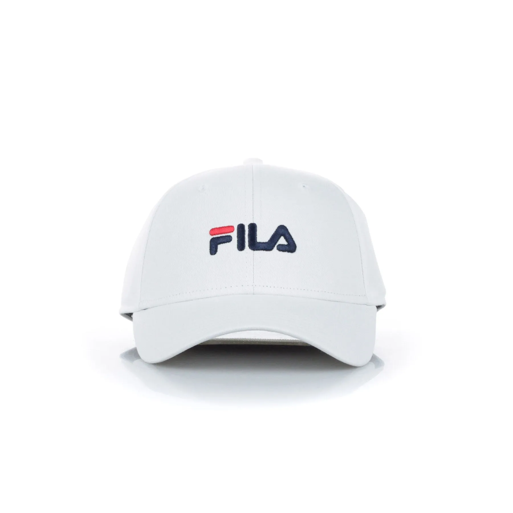 Cappellino Visiera Curva Uomo Linear Logo 6 Panel Bright White