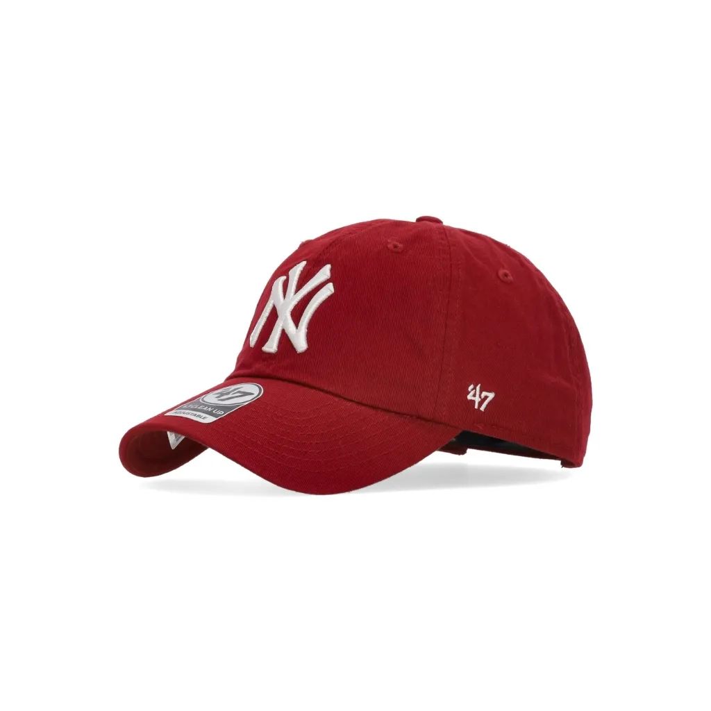 cappellino visiera curva uomo mlb clean up neyyan RAZOR RED/WHITE