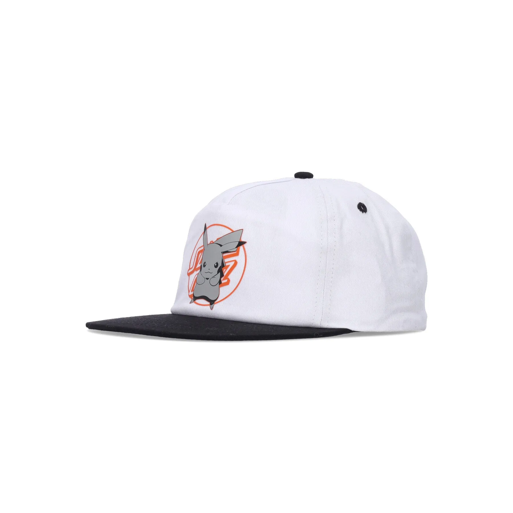 Cappellino Visiera Piatta Ragazzo Sc Pikachu Cap X Pokemon White/black