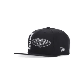 Cappellino Visiera Piatta Uomo Nba Draft 950 Cw Neopel Black/black/white