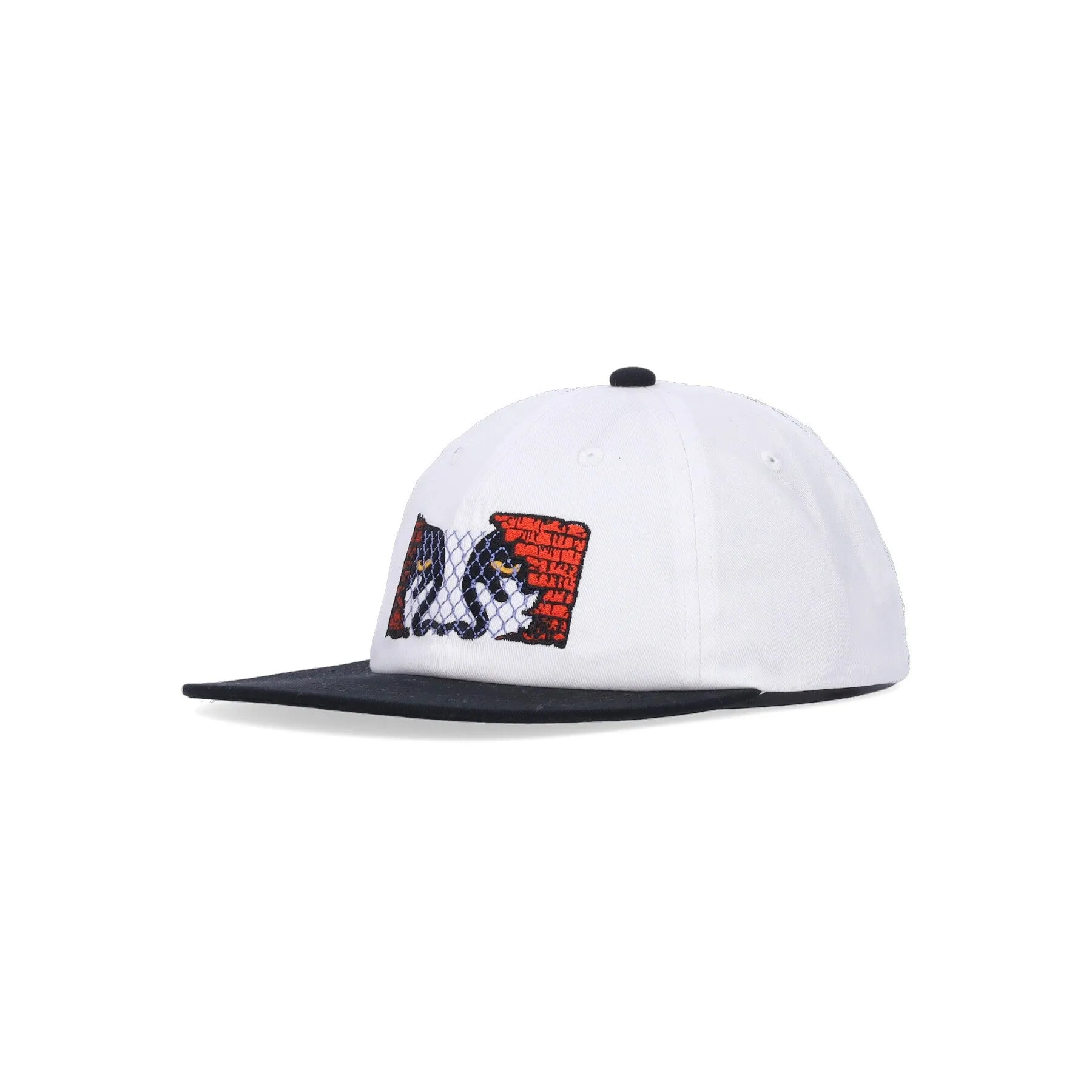 Cappellino Visiera Piatta Uomo New World Frenzy 6 Panel Snapback White/multi