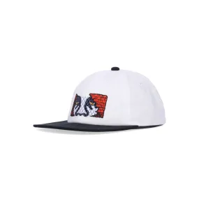 Cappellino Visiera Piatta Uomo New World Frenzy 6 Panel Snapback White/multi