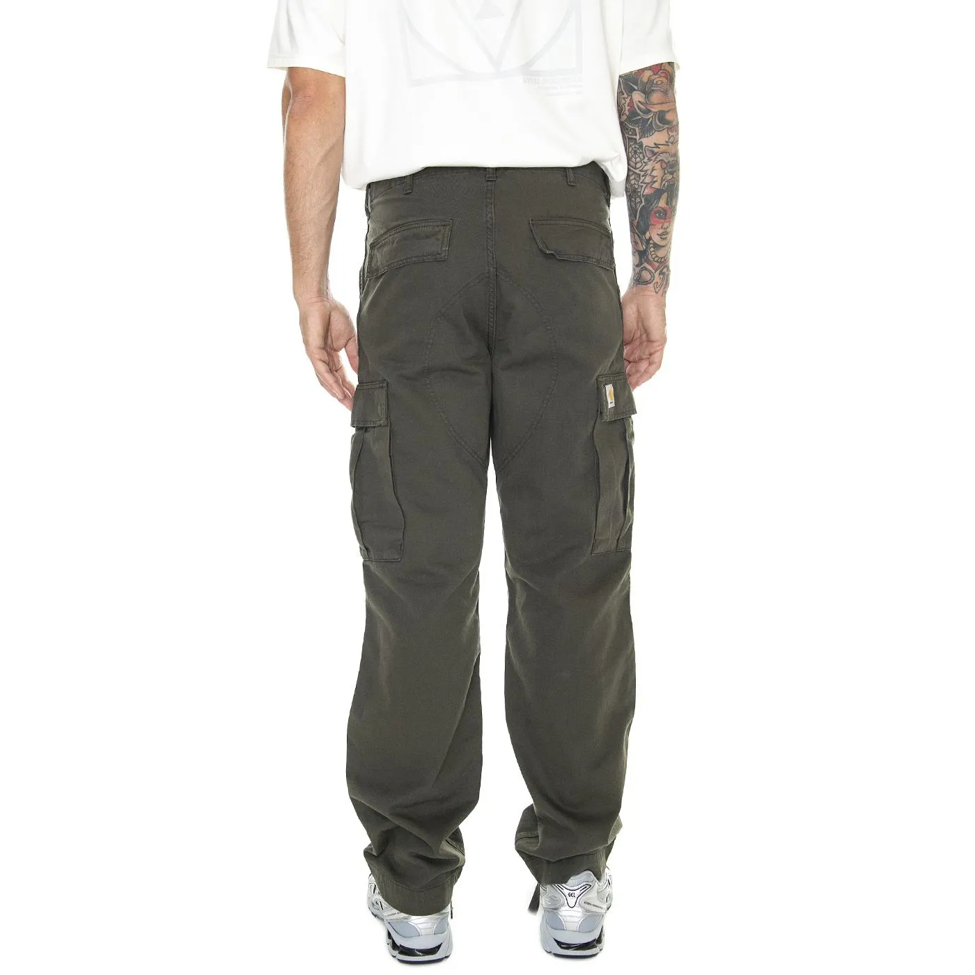 CARHARTT WIP Regular Cargo Pant Plant /garment dyed - Pantaloni Uomo Verdi    