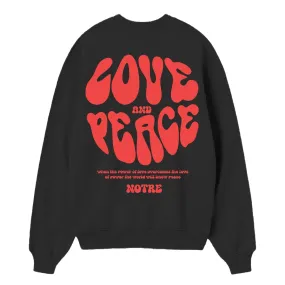 Crewneck Notre Love & Peace 24H EXPRESS SHIPMENT