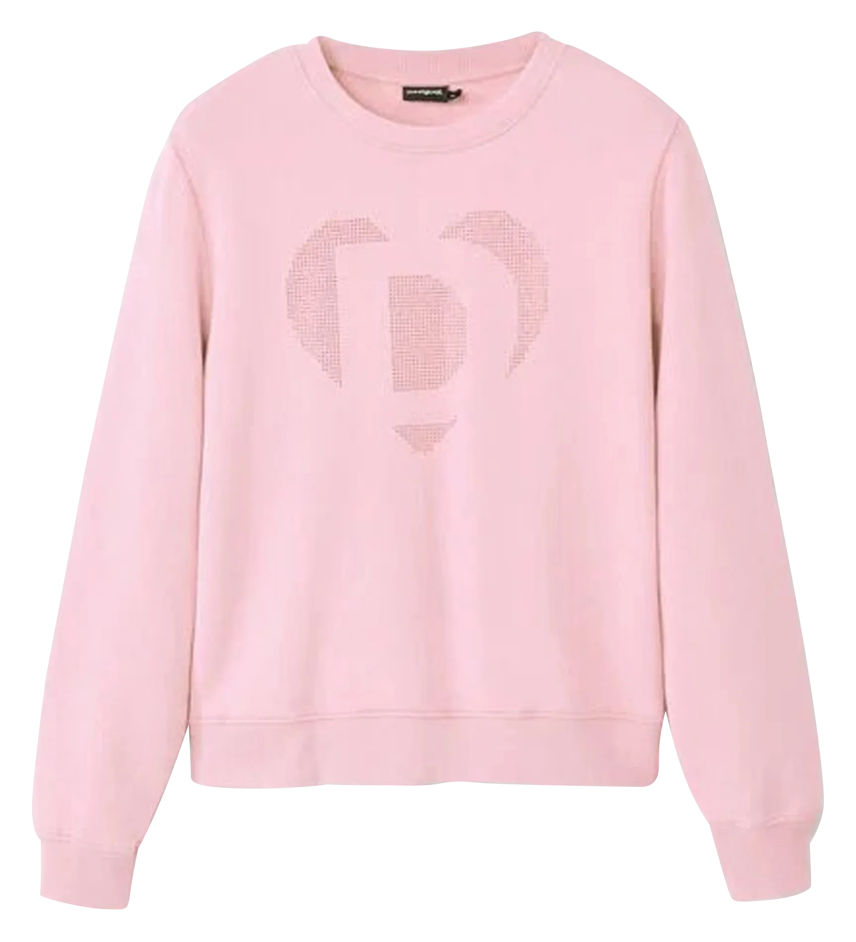  DESIGUAL   Felpa oversize con strass in cotone | Rosso