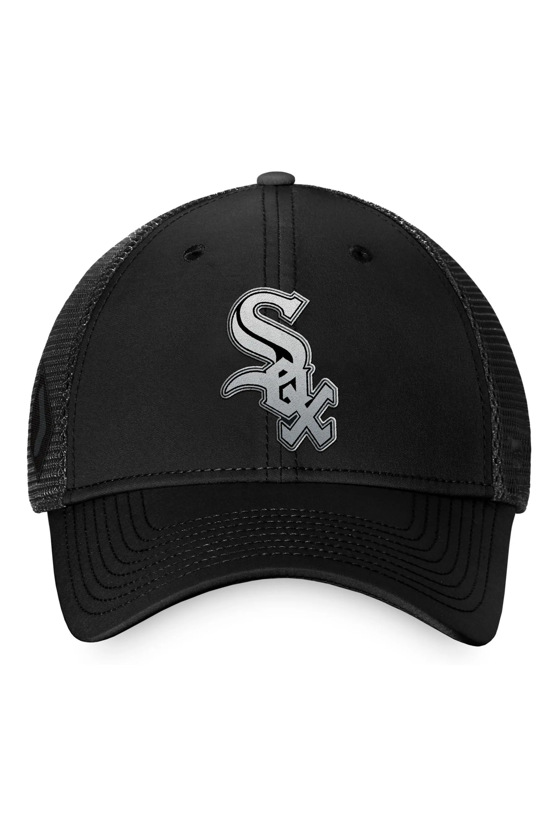 Fanatics MLB Chicago White Sox Iconic Gradient Structured Black - Cappellino trucker