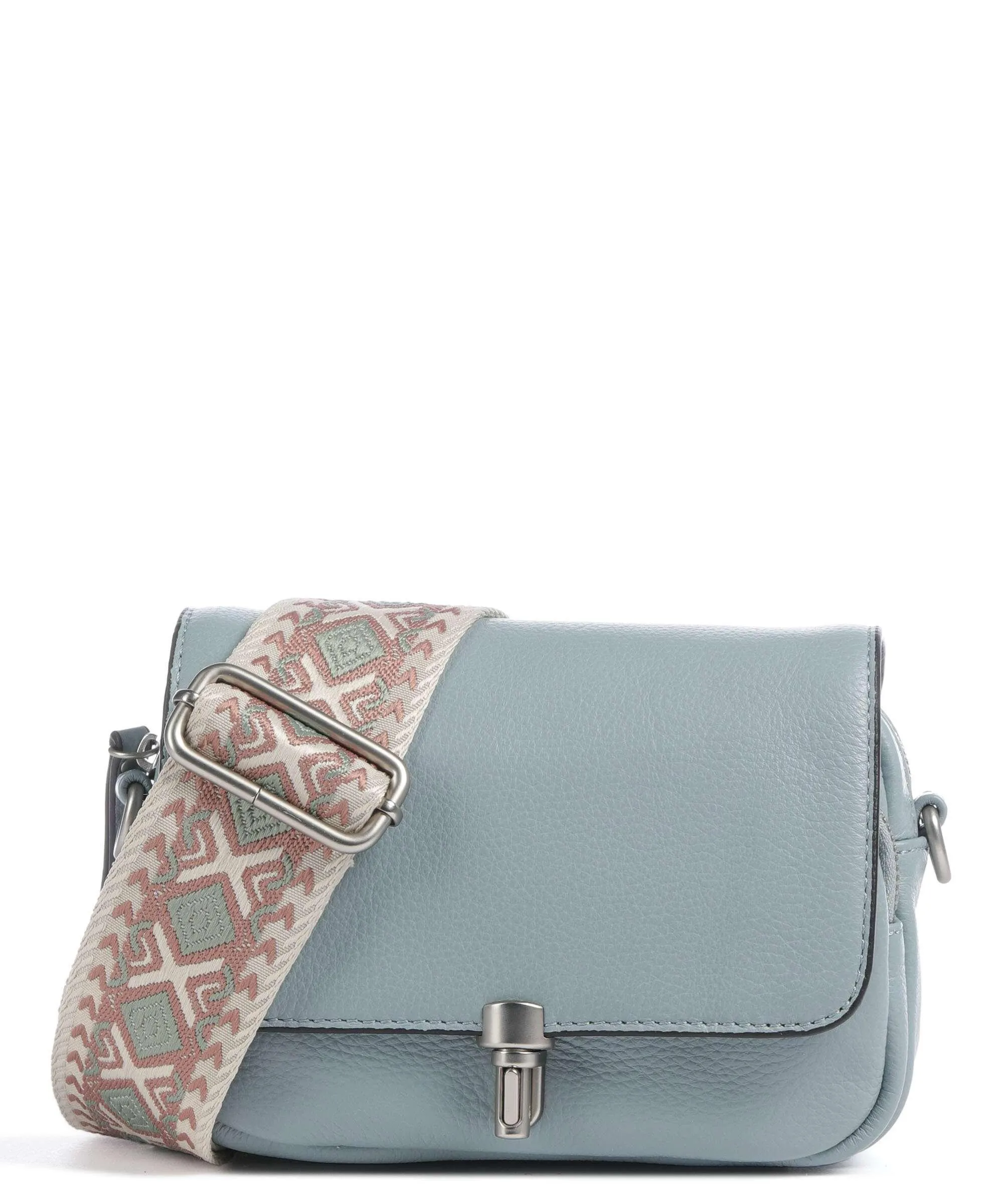  FredsBruder Sha Na Na Borsa a tracolla pelle granulata blu chiaro  