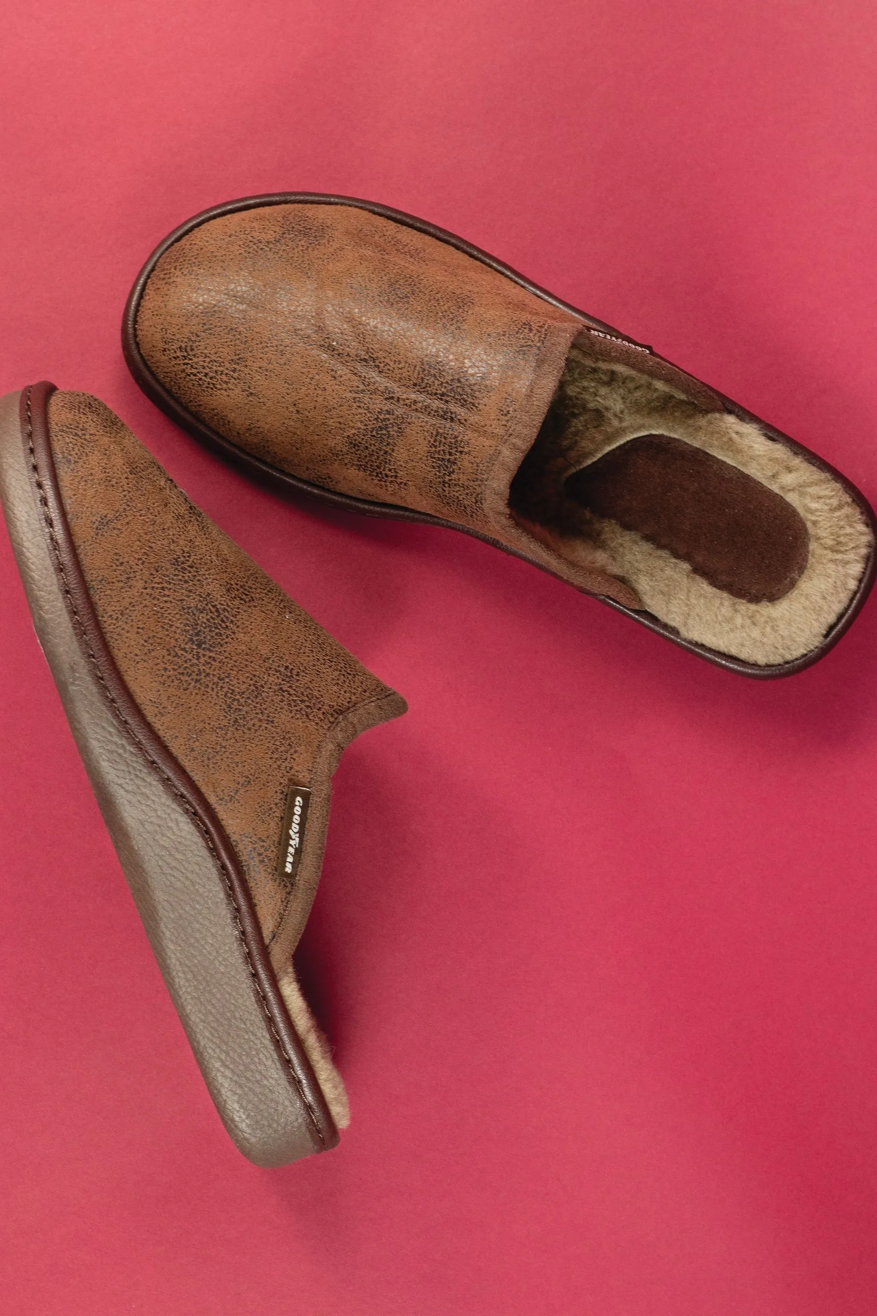 Goodyear Glen - Marrone - Uomo - Pantofole con sabot