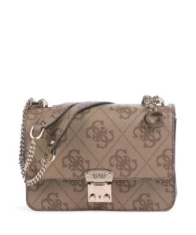  Guess Eliette Borsa a spalla pelle sintetica marrone chiaro  