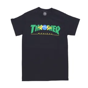 Maglietta Uomo Brazil Revista Tee Black