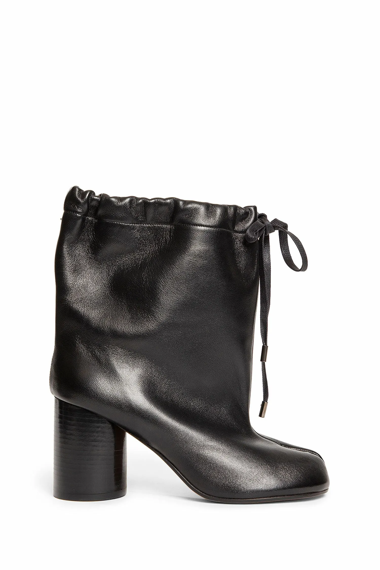 maison margiela  nappa leather tabi ankle boots 