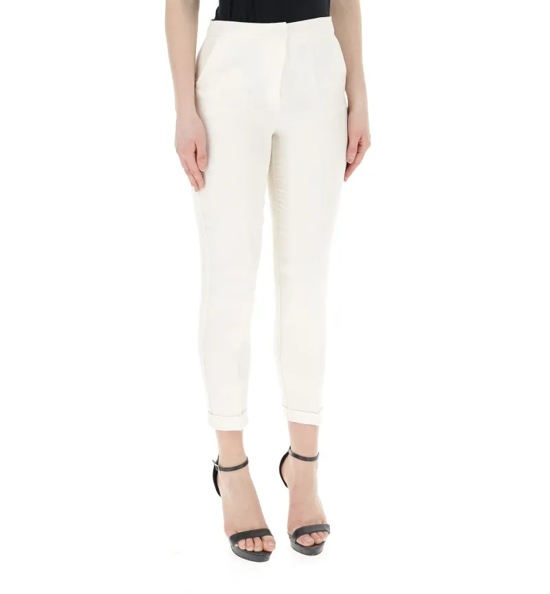 Pantalone lino-viscosa