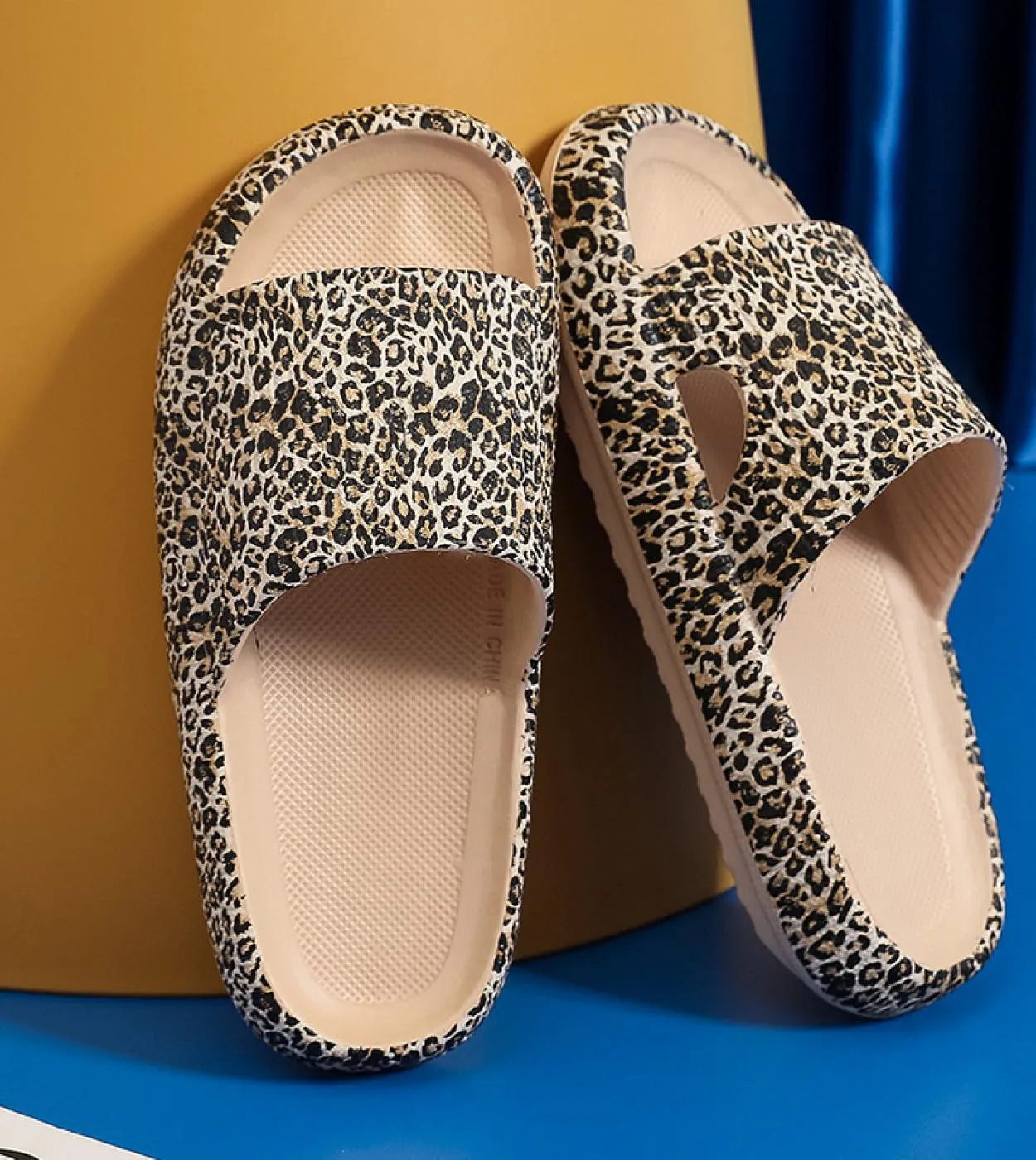 Pantofole estive da donna Pantofole da interno leopardate Pantofole da casa alla moda estiva da donna