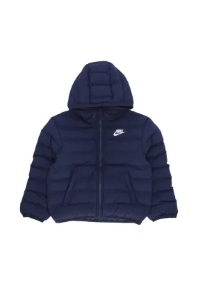Piumino Ragazzo Sportswear Low Synthetic Fill Jacket Midnight Navy/midnight Navy/white