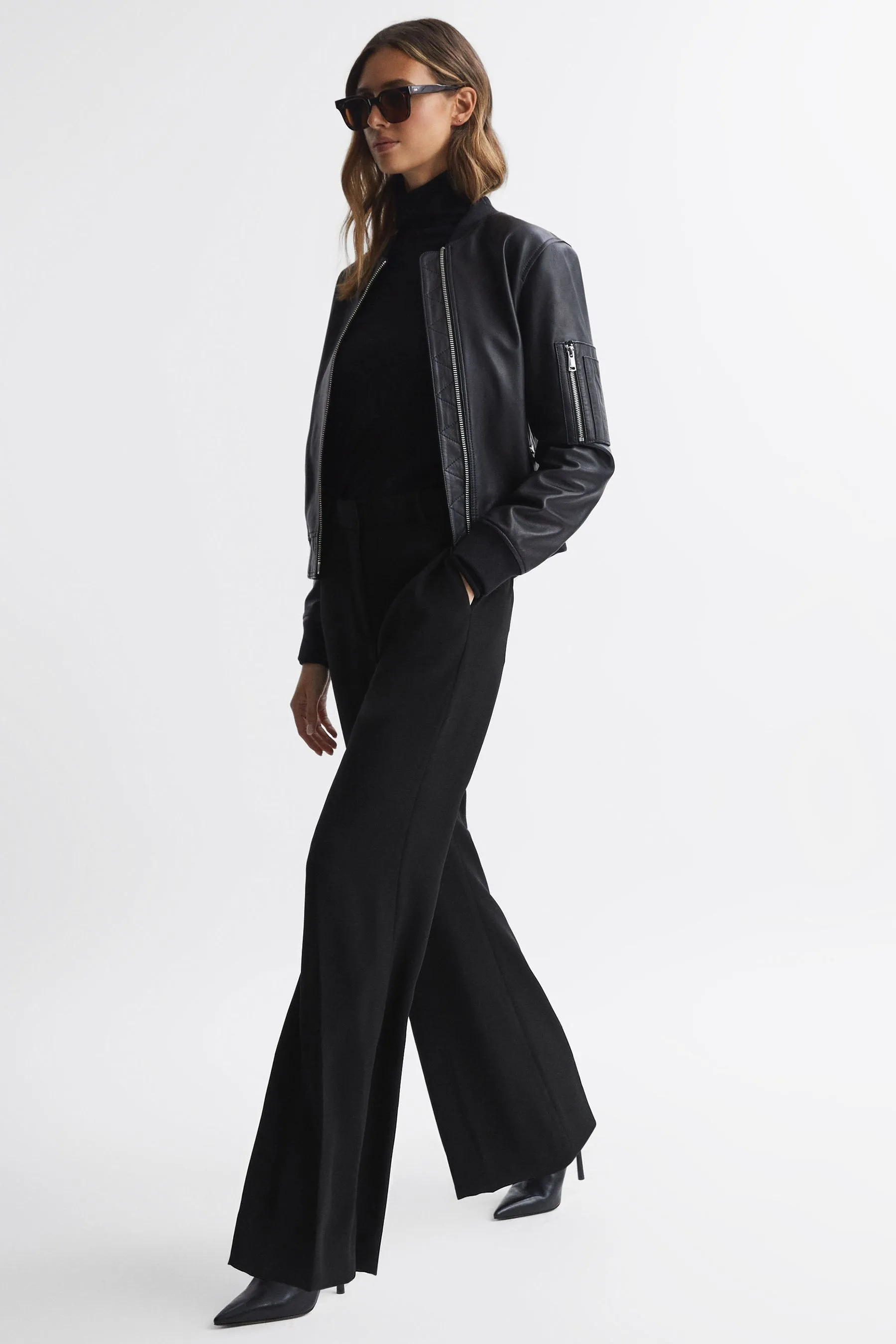 Reiss - Margeaux - Pantaloni da completo con fondo ampio    