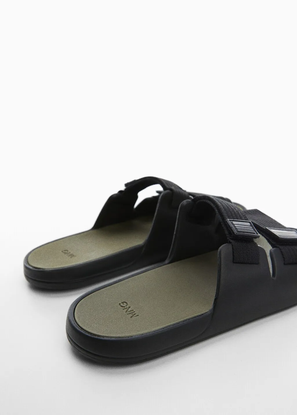Sandali fasce velcro