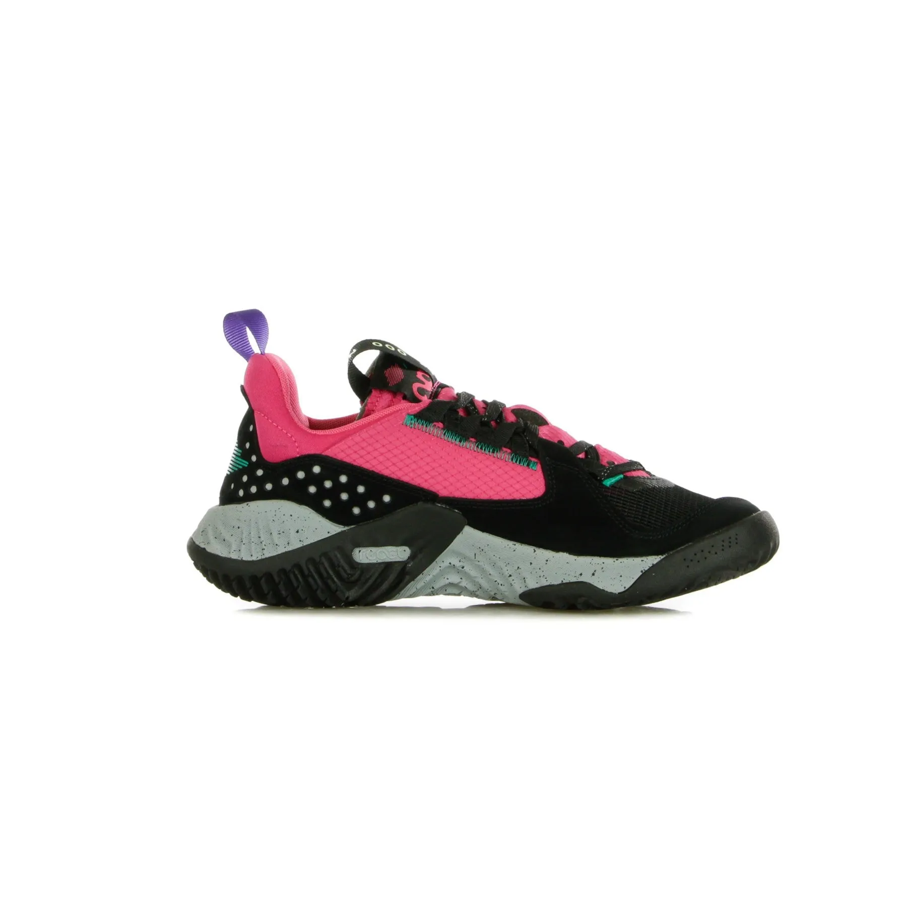 Scarpa Alta Uomo Jordan Delta Black/neptune Green/court Purple