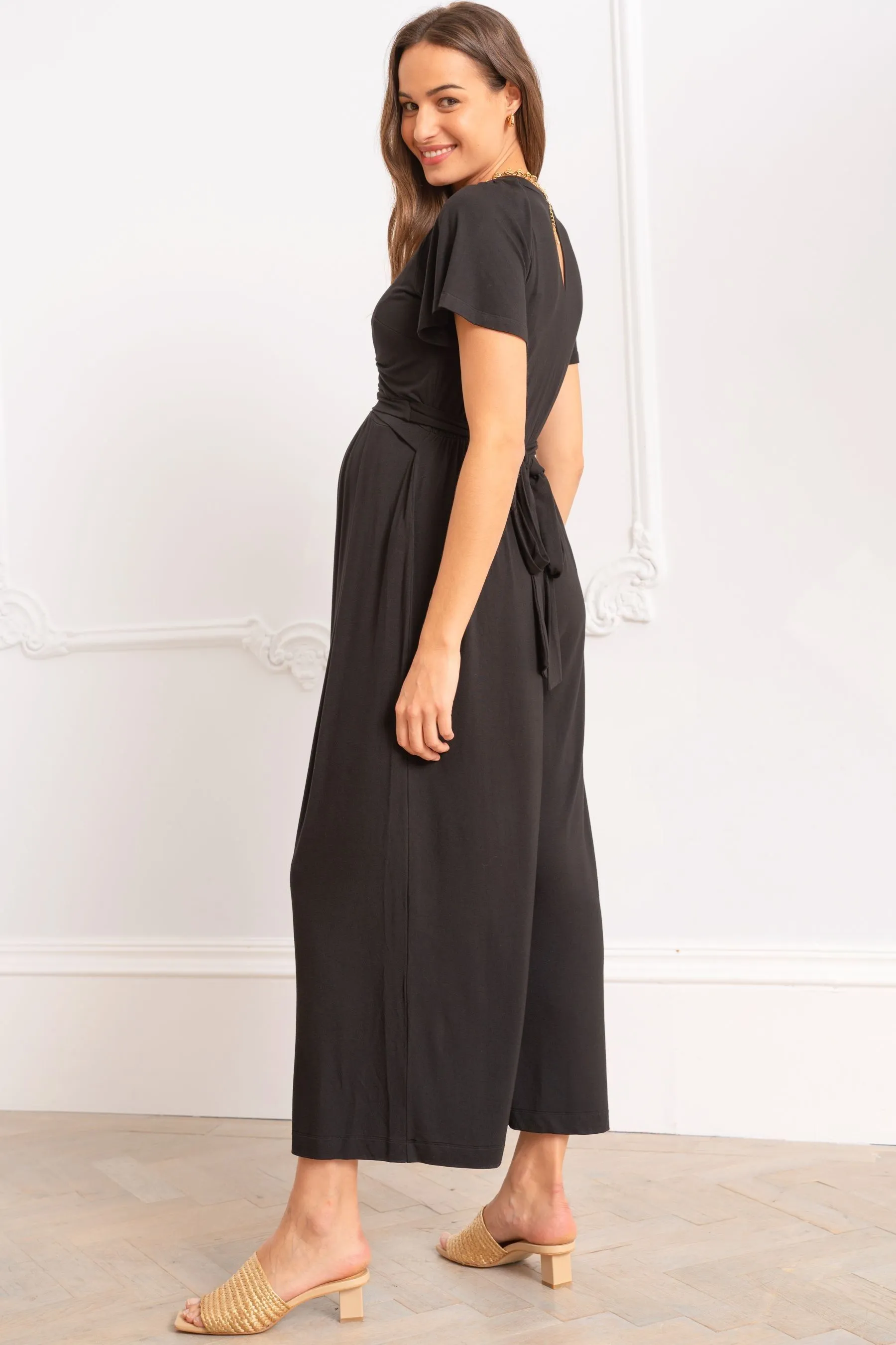 Seraphine Lenzing™ - Ecovero - Nero premaman e allattamento™ - Tuta