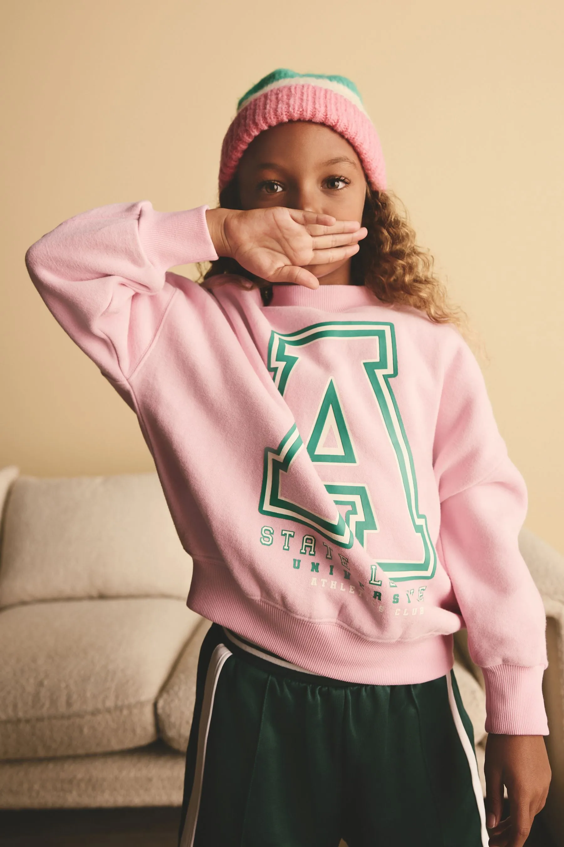 Slogan Heart Sweatshirt (3-16yrs)    