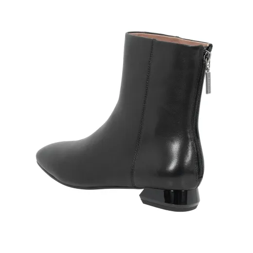 STIVALETTI DONNA EMANUÉLLE VEE TRONCHETTO ANDREY IN PELLE BLACK 442M71815P112  
