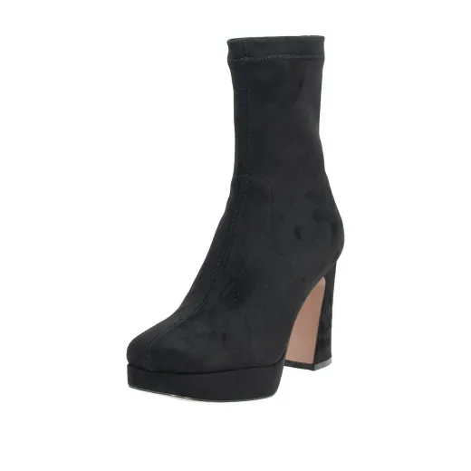 STIVALETTI DONNA EMANUÉLLE VEE TRONCHETTO BELLA STRETCH BLACK 442M71411T153  