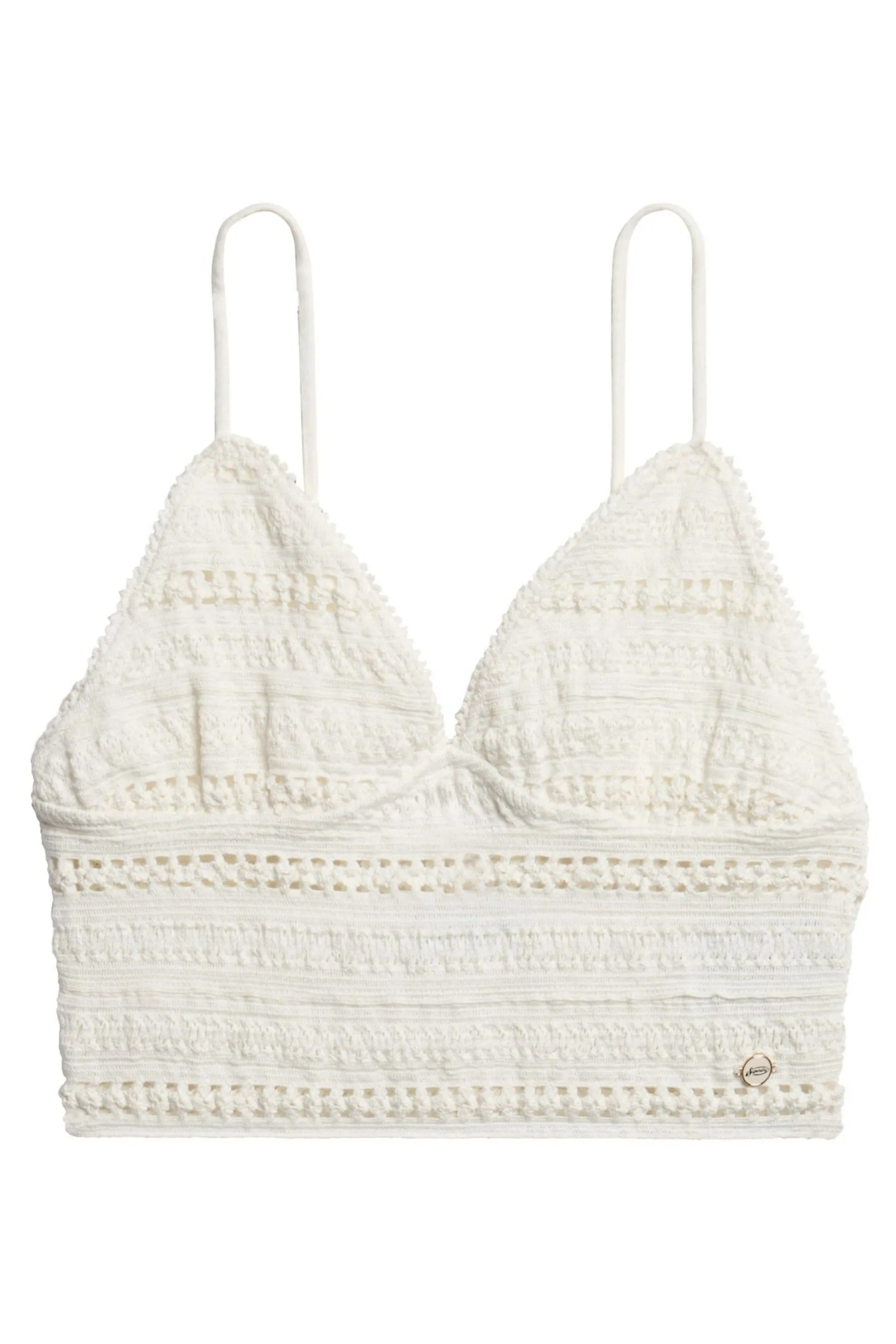 Superdry - Top Pizzo brassière in jersey