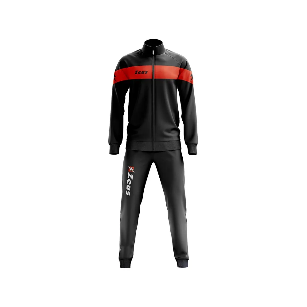TUTA RELAX APOLLO ZEUS SPORT COLORE NERO ARANCIO FLUO