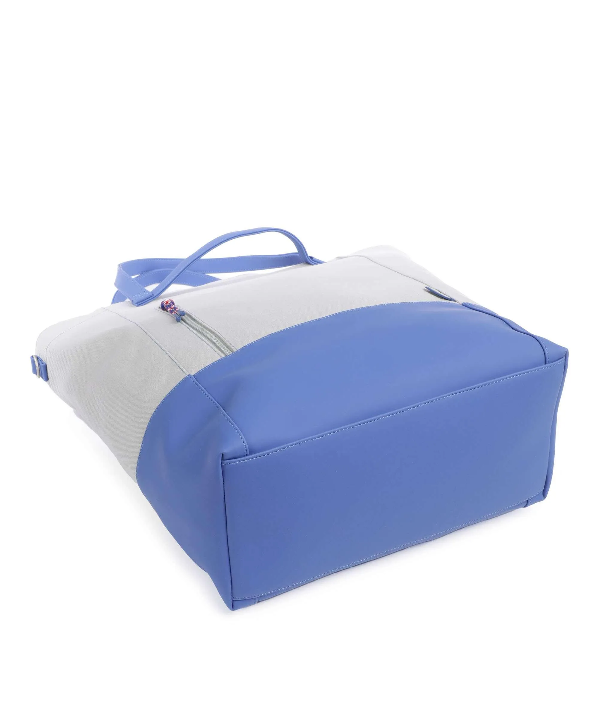  Zwei Fiorella FI200 Borsa shopper cotone, pelle sintetica grigio chiaro  