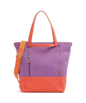  Zwei Fiorella FI200 Borsa shopper cotone, pelle sintetica viola  